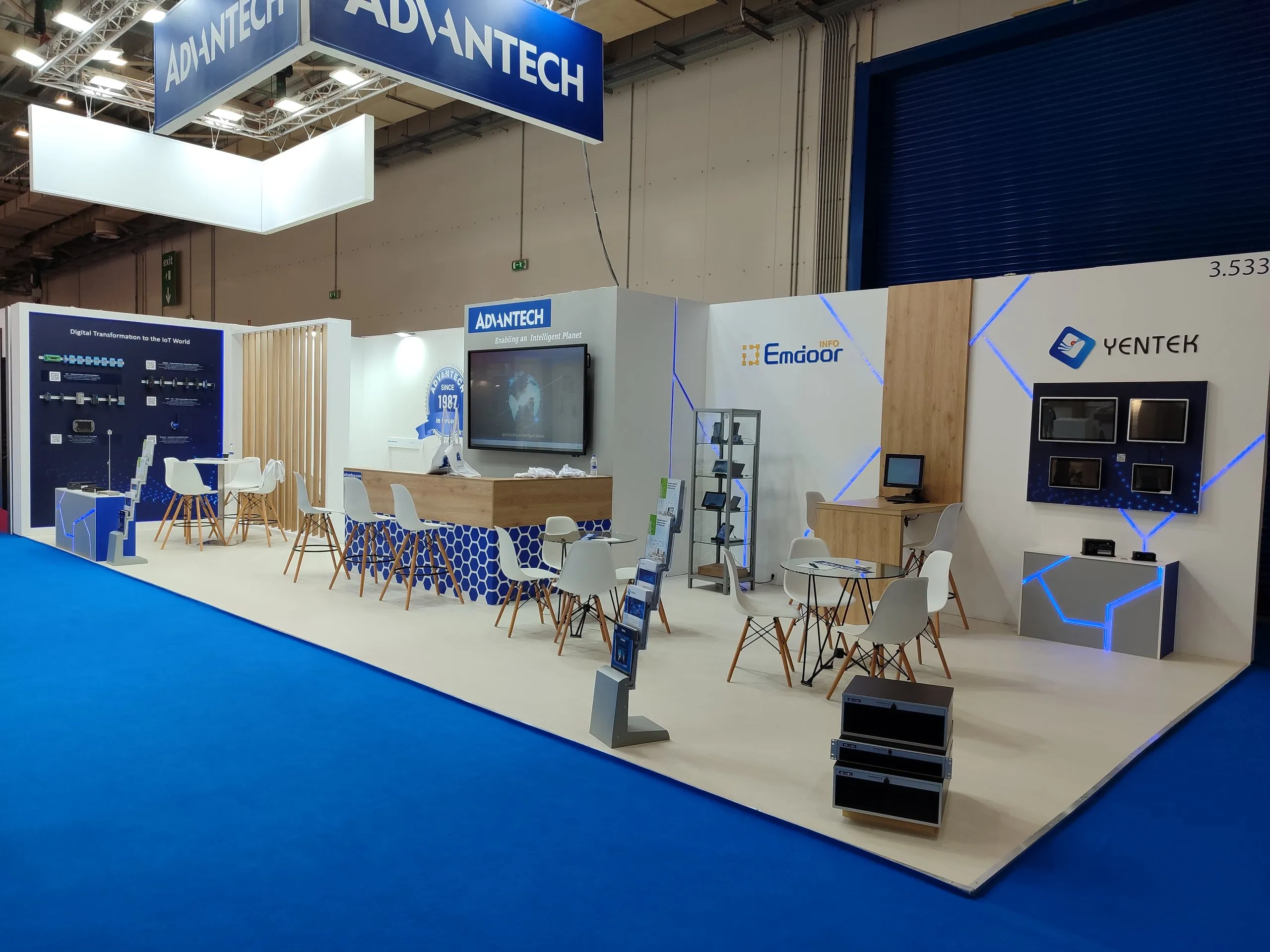 Advantech exhibition stand