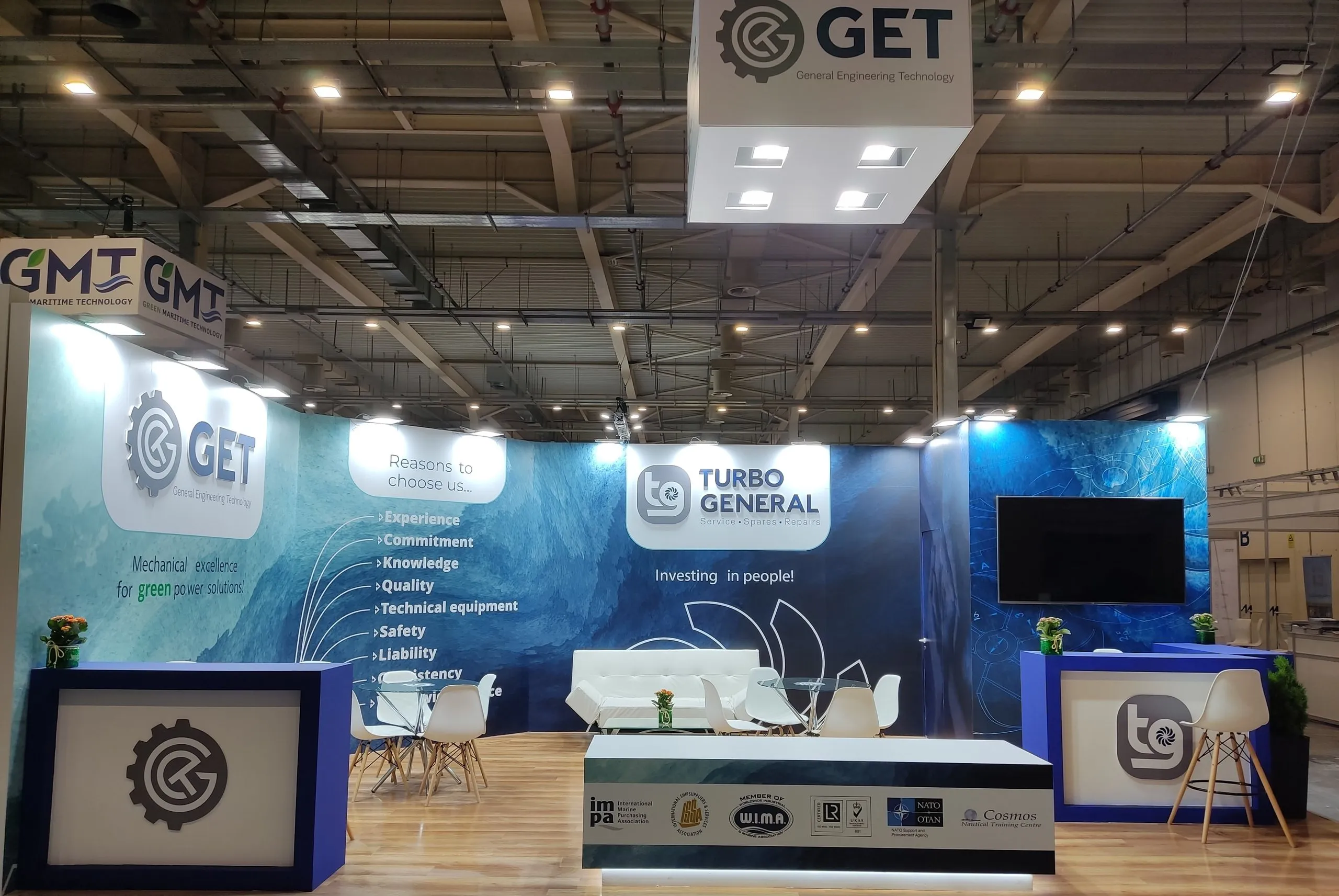 GET & Turbo General exhibition stand