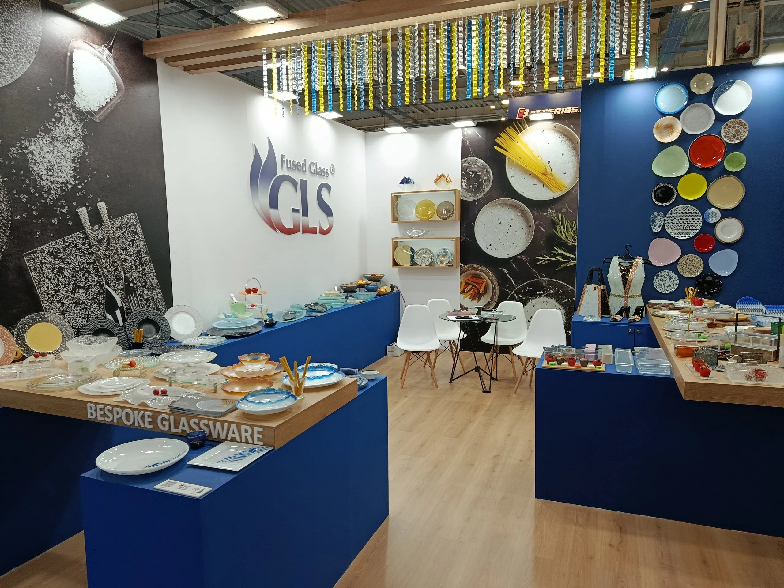 GLS Fused Glass exhibition stand