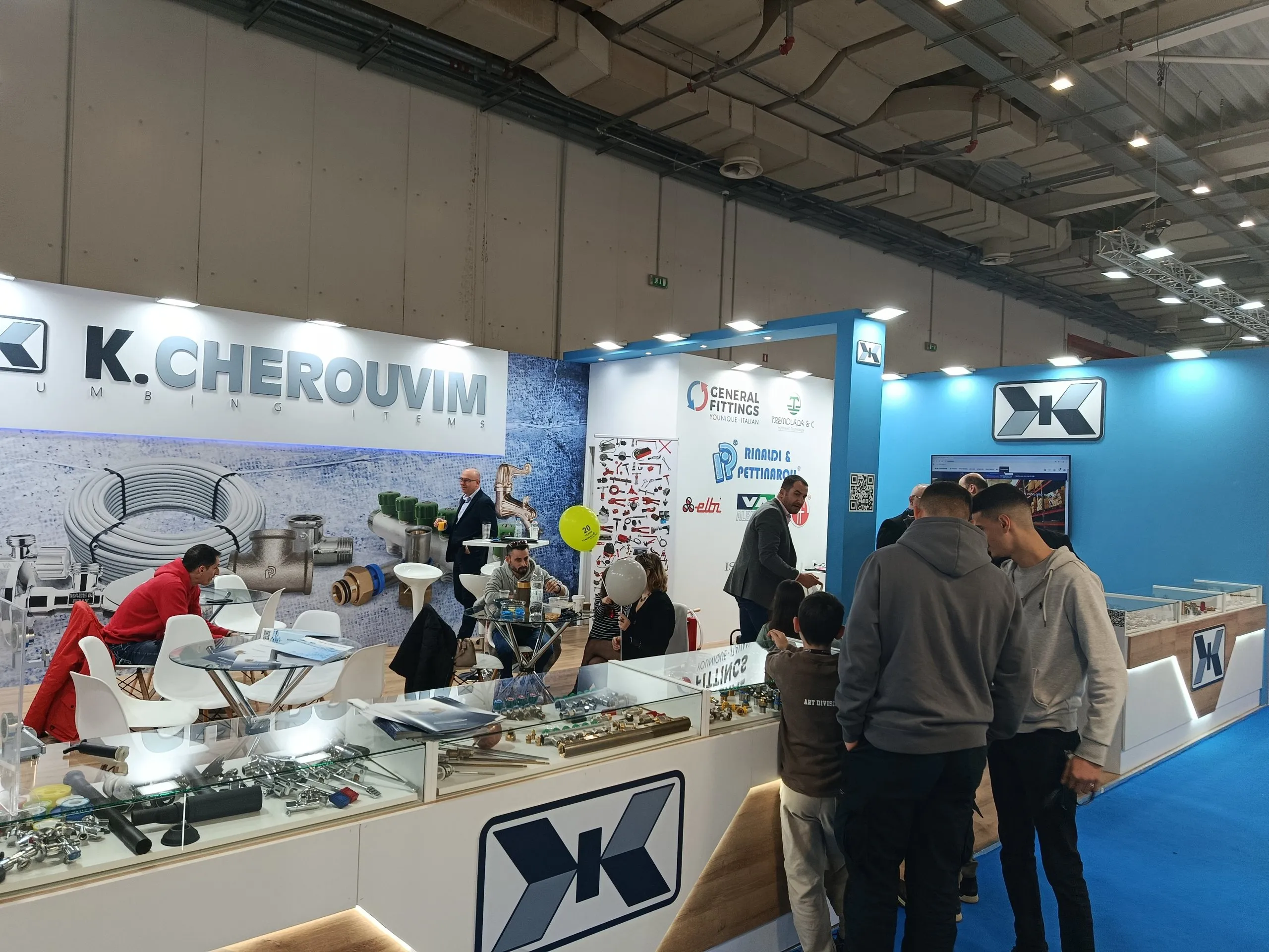 K. Cherouvim exhibition stand