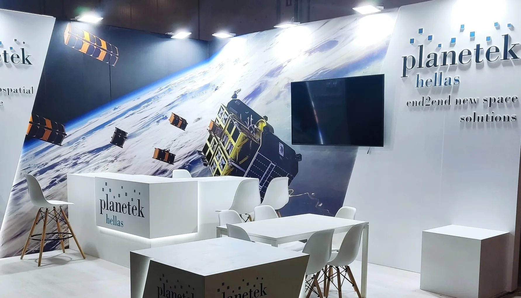 Planetek Hellas exhibition stand