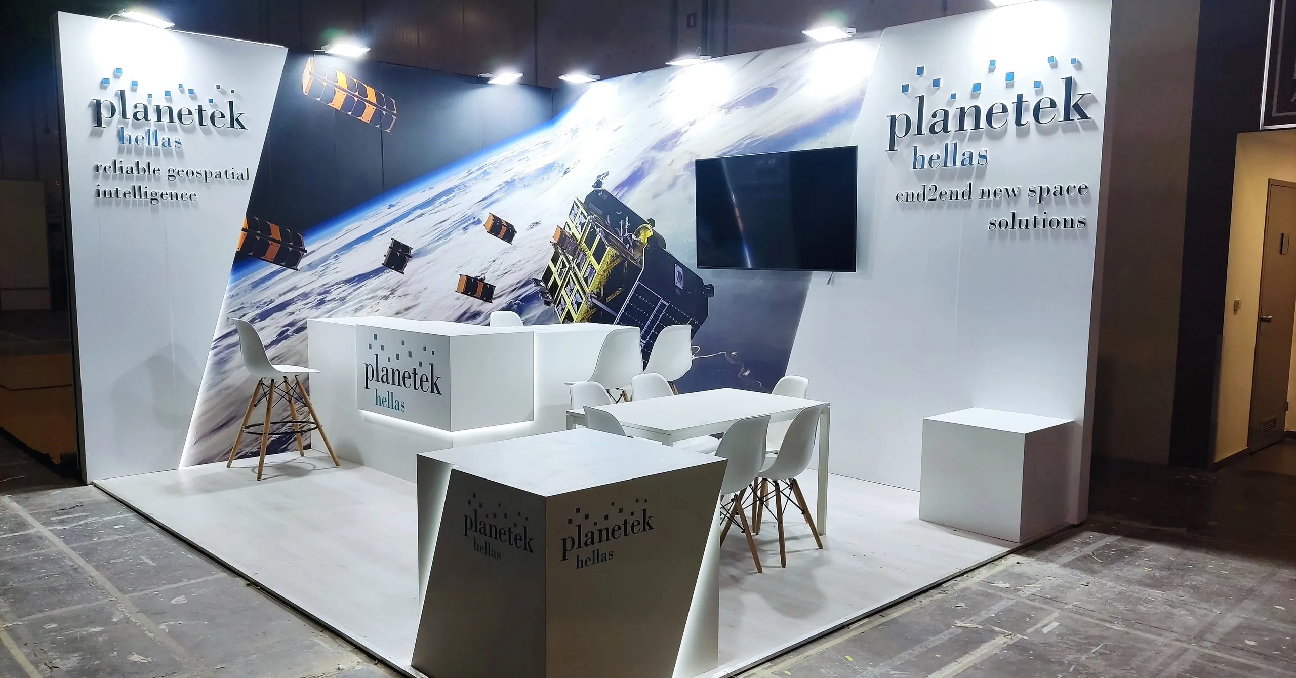 Planetek Hellas exhibition stand