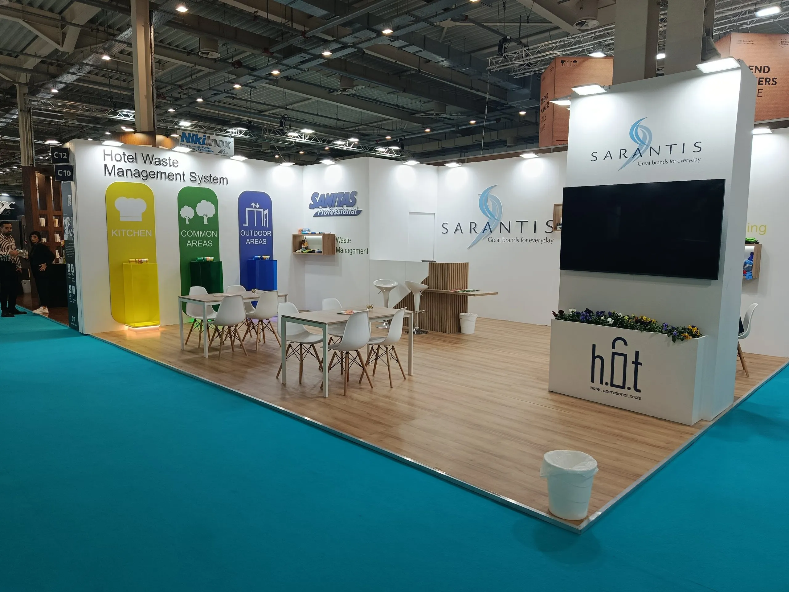 Sarantis exhibition stand